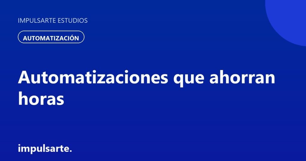 Automatización de tareas para una pyme de Aragón